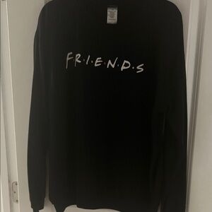 FRIENDS Black Crewneck Sweater